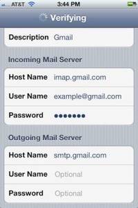 gmail incoming mail server outgoing mail server settings