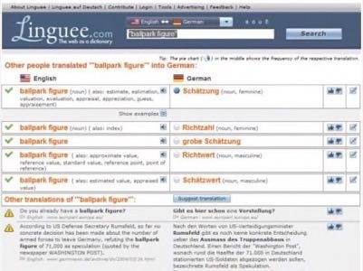 Linguee  Dictionary for German, French, Spanish, and more